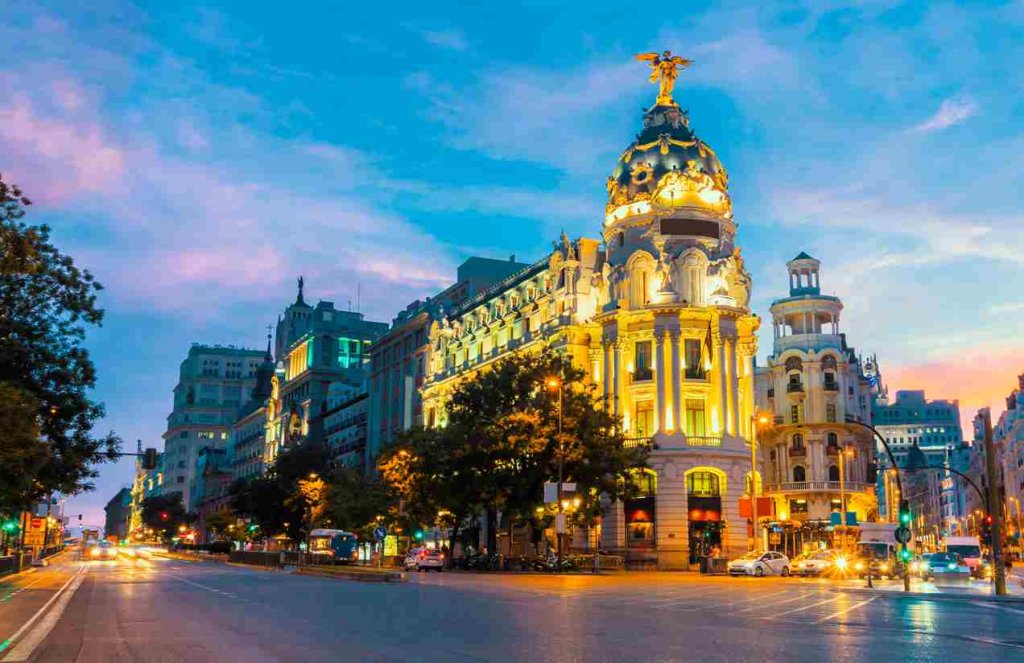 Madrid city in spain