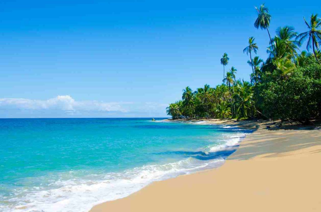 A beautiful beach in Costa Rica for swimming